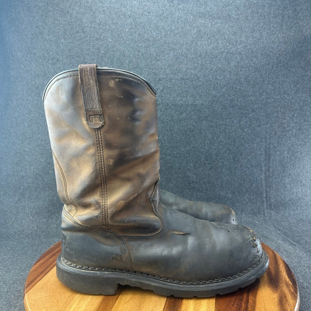 Red Wing Boots 4436 Pecos Brown Leather Pull On Steel Toe Men Size 13D